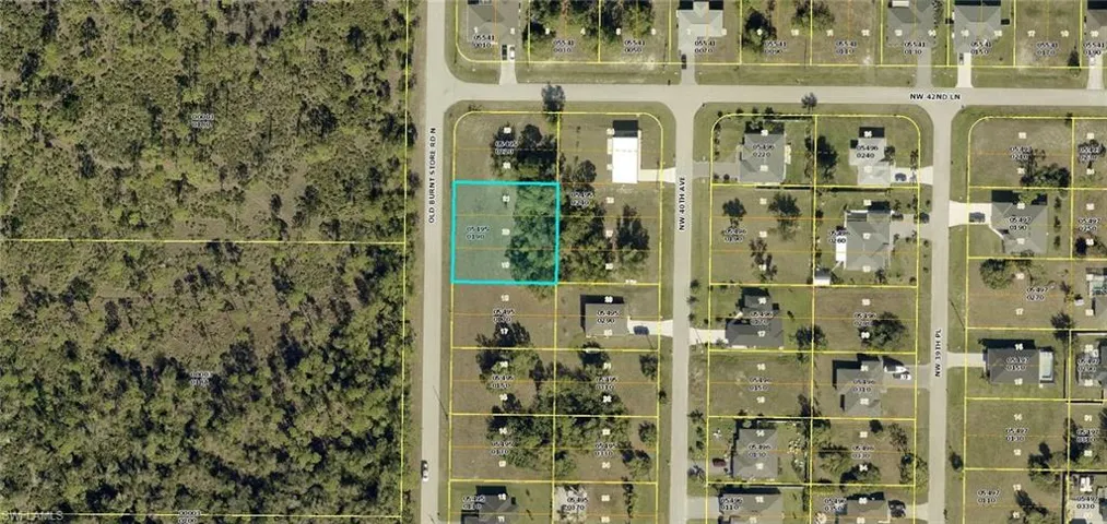 Aerial Map. Displaying the property within a residential development