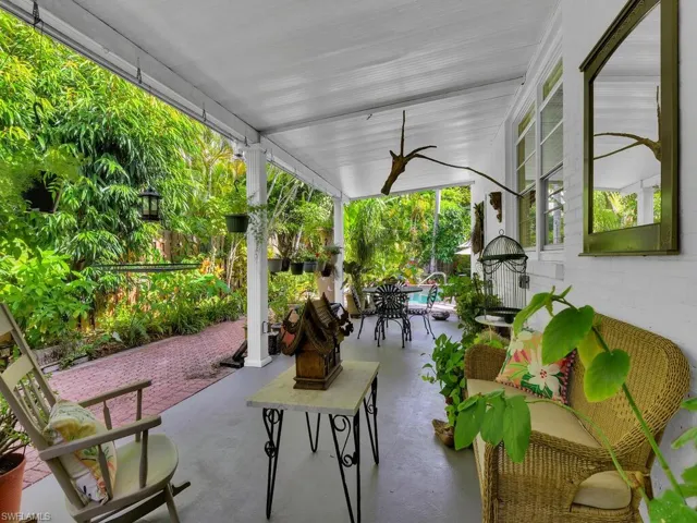 View of patio