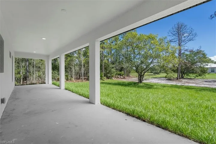 View of patio