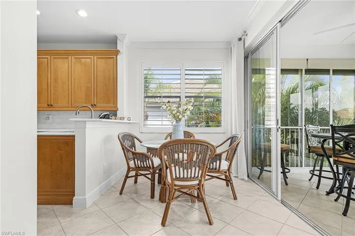 Eat-in-kitchen.