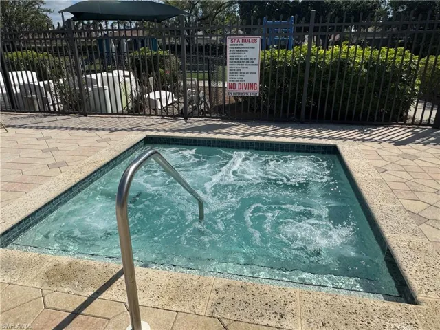 Hot tub at main pool