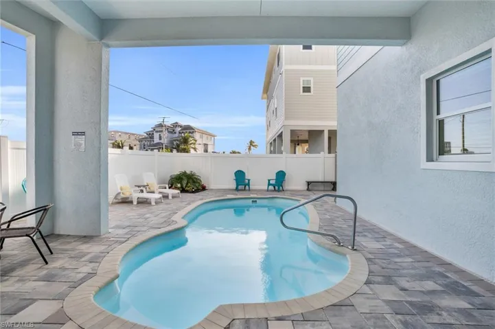 Exclusive private pool area