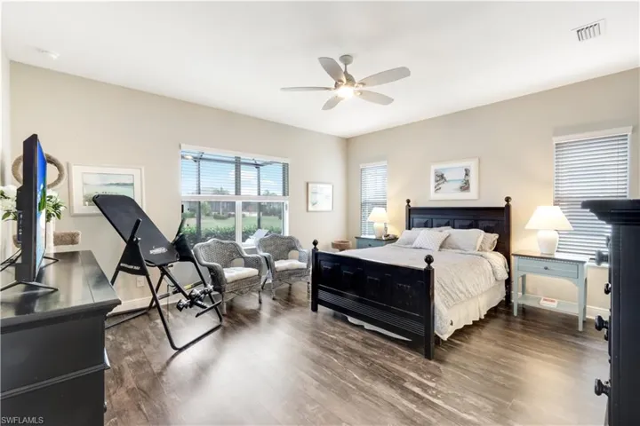 MBR is large enough to add private seating area making it your own retreat!