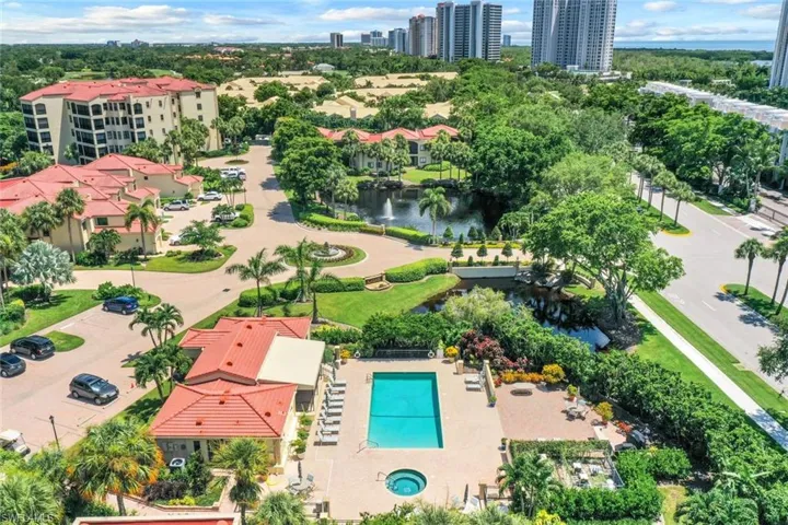Arial view of Calais pool