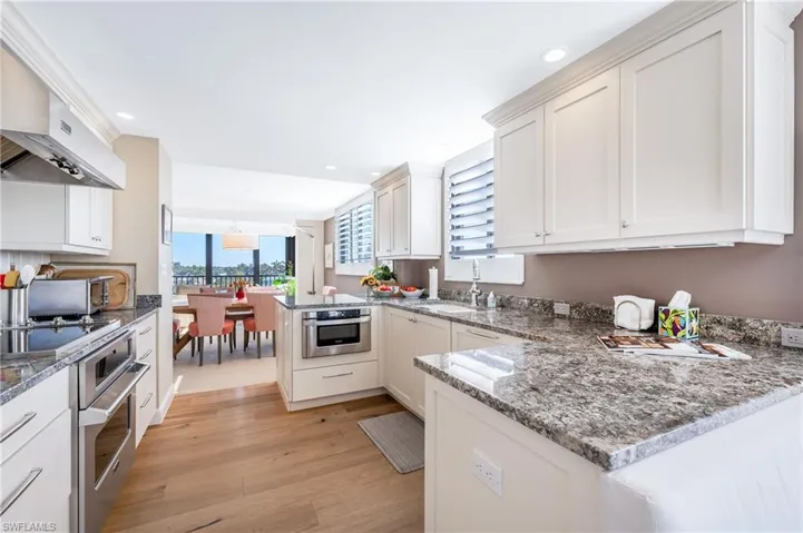 This picture shows the easy flow of spaces in this spectacular home!