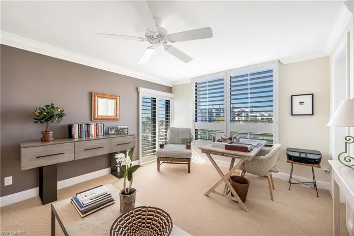 light filled and easy balcony access make this room so attractive.