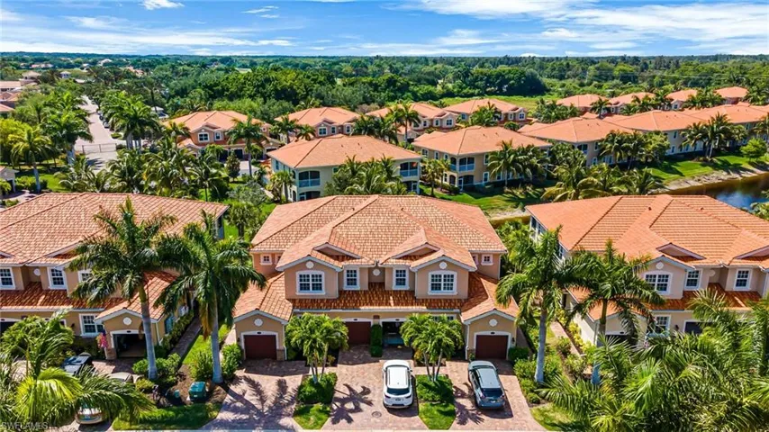 Aerial view of property