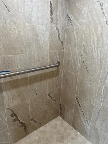 Interior of Master Bath Shower