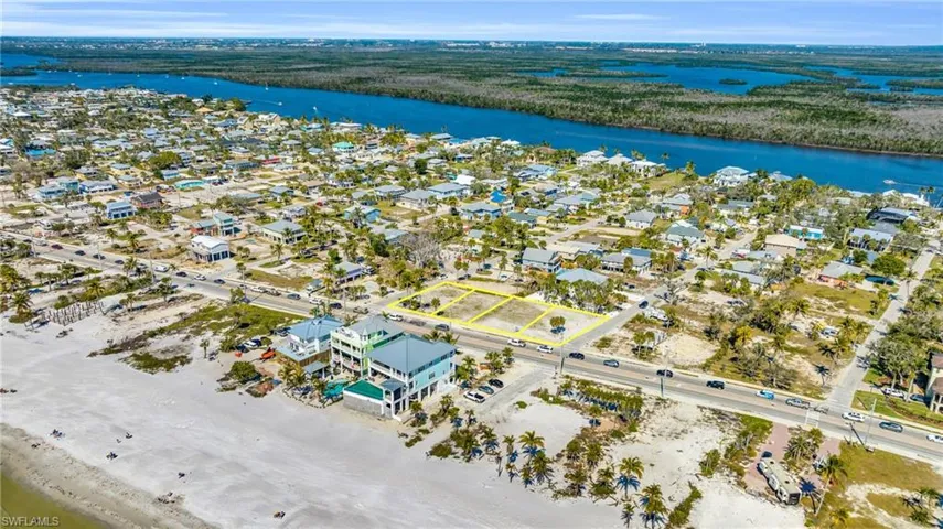 Aerial view of Potential 4 Lot Assemblage VIRTUALLY EDITED