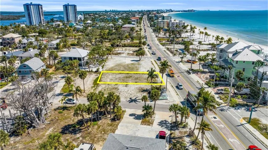 Drone / aerial view with a view of the beach and a water view VIRTUALLY EDITED