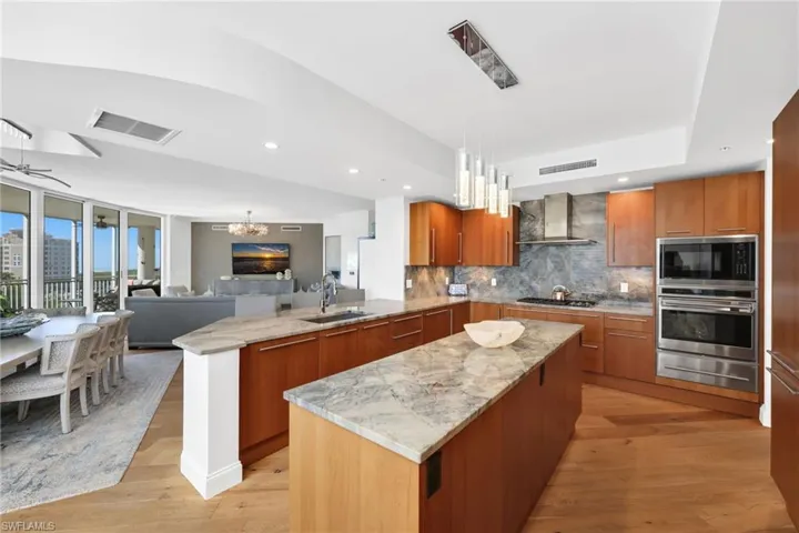 Chef's Kitchen with Wolf appliances