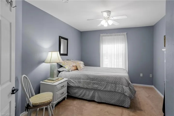 Spacious guest bedroom