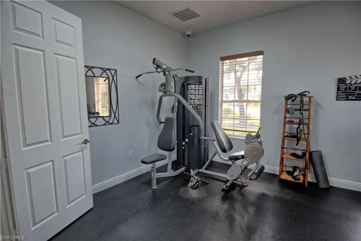 View of exercise room