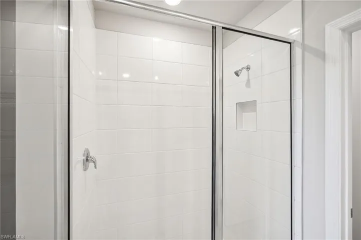 Bathroom with walk in shower