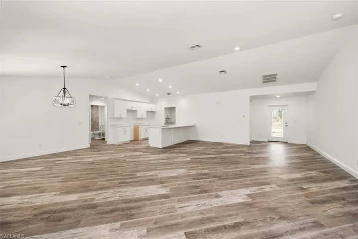 This view is from the lanai door area