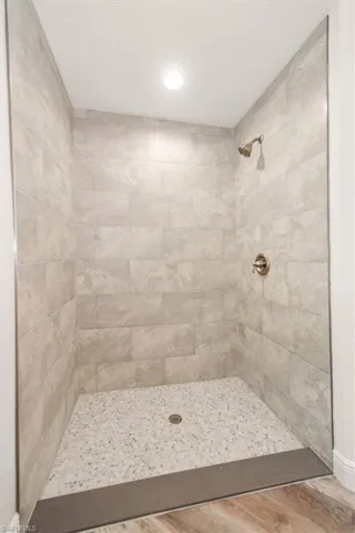 Master shower with 12 x 24 tile