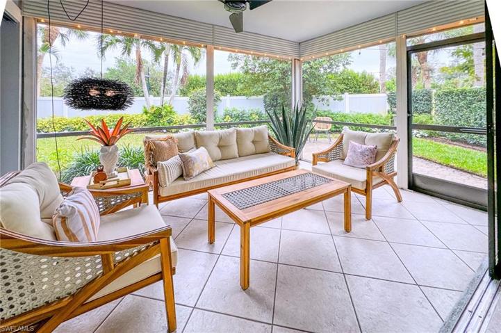 The main floor opens out to the lanai via the living room and the dining room truly bringing the outdoors IN !