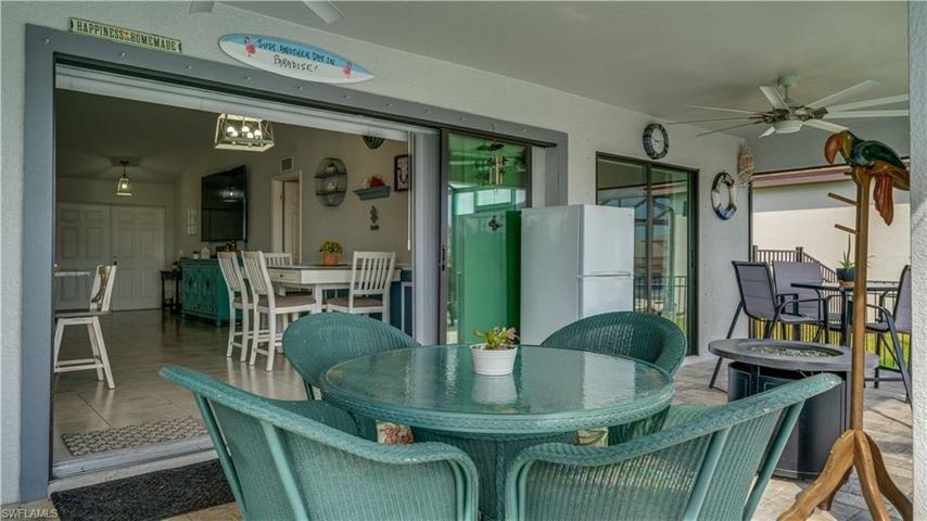 Large sliders lead from Great room & Master Bedroom to lanai & pool.