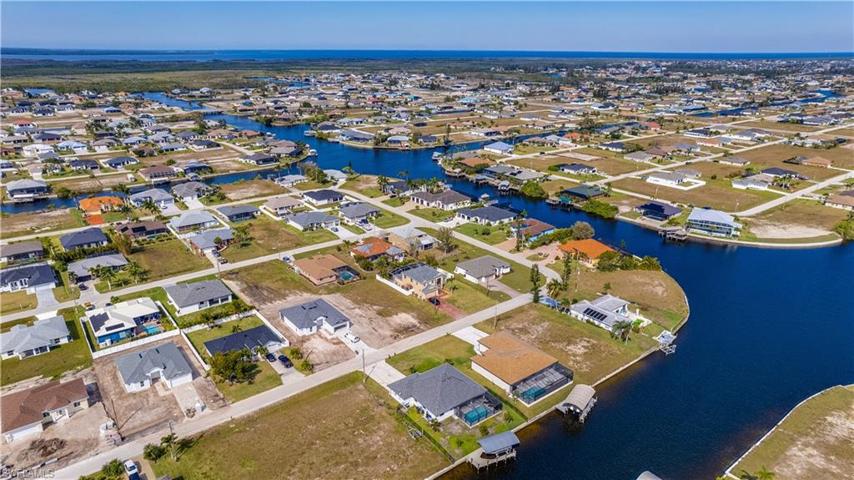 Beautiful newer construction homes all around!