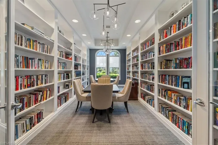 Del Webb Library in Oasis Amenities