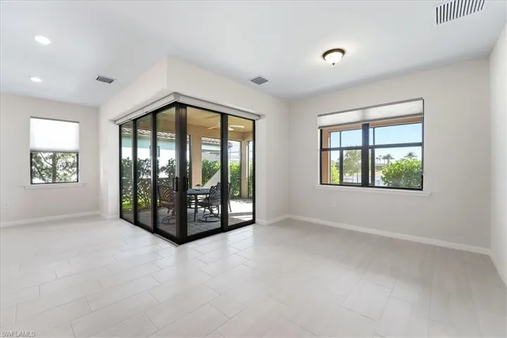 The blinds operate on a remote to go up and down.