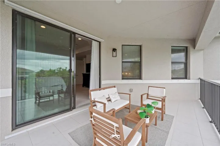 Master bedroom balcony