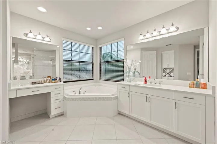 Her master bathroom