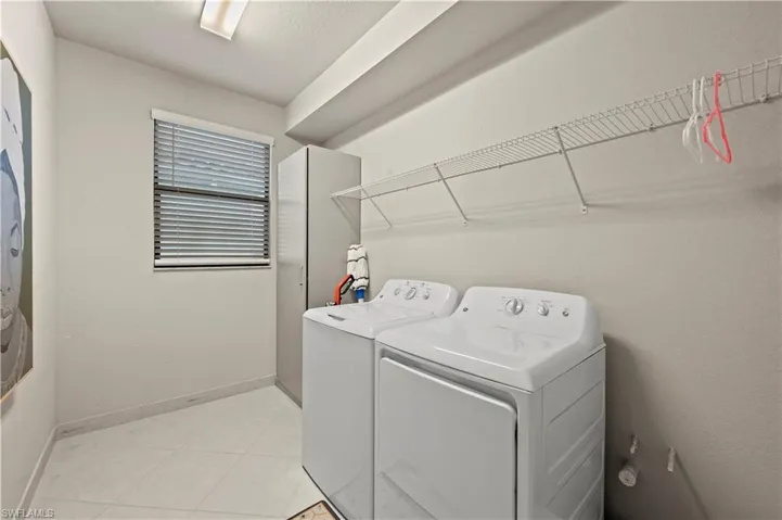 Upstairs laundry room