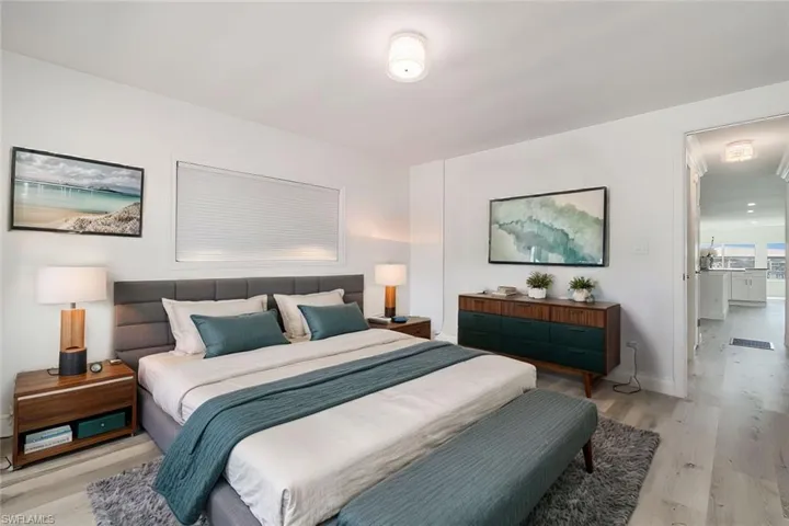 Virtually Staged Primary Bedroom