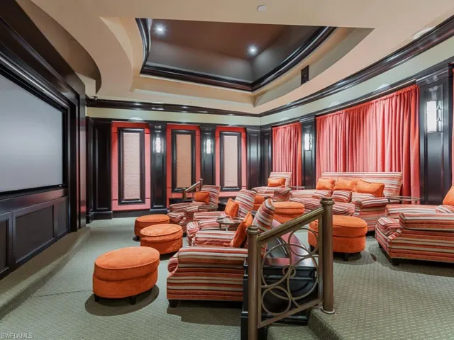 Lesina Amenity - Tiered Theater Room