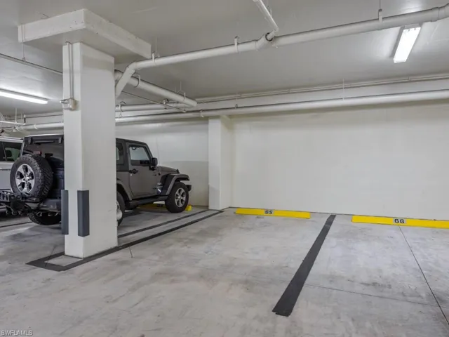 Lesina secured under building garage -secured parking space #2