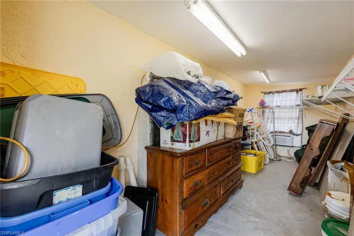 View of storage area