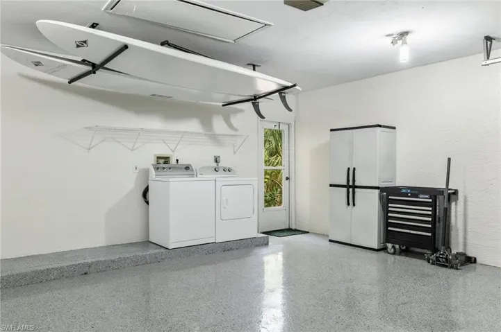 Laundry in Garage