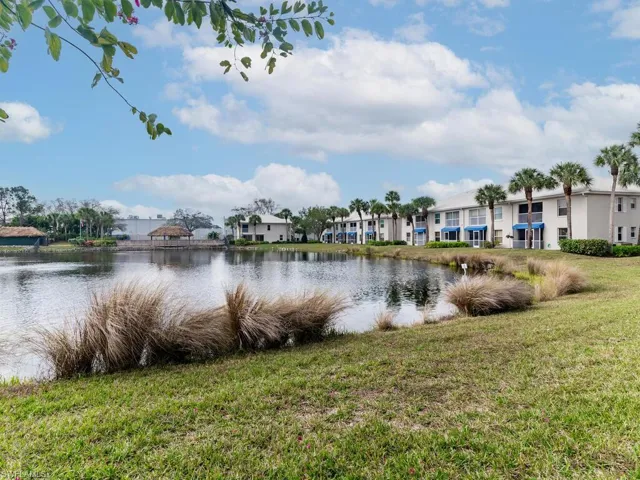 Water view with a residential view