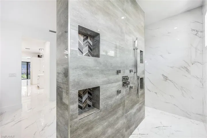 Bathroom featuring an enclosed shower