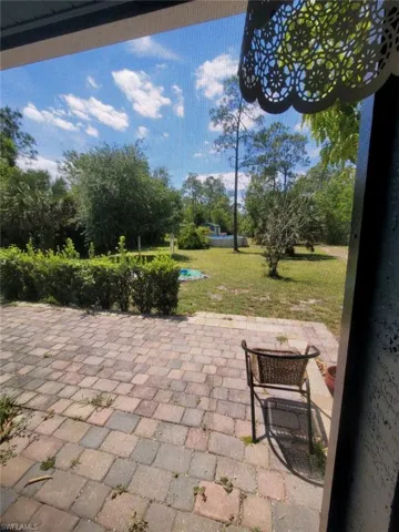 View of patio