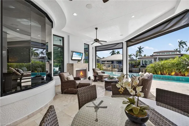 Covered patio