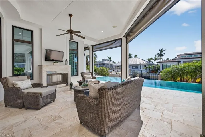 Covered patio
