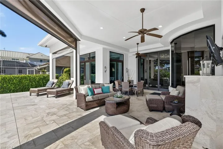 Covered patio