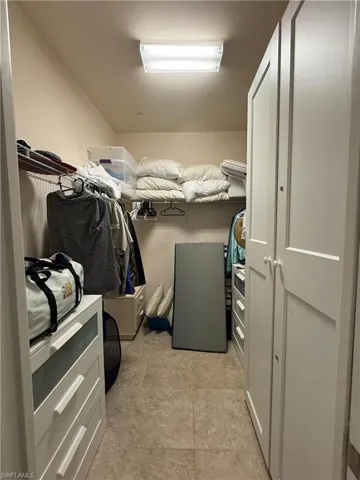 Master Walk-in Closet w/Lockable Owners Cabinet