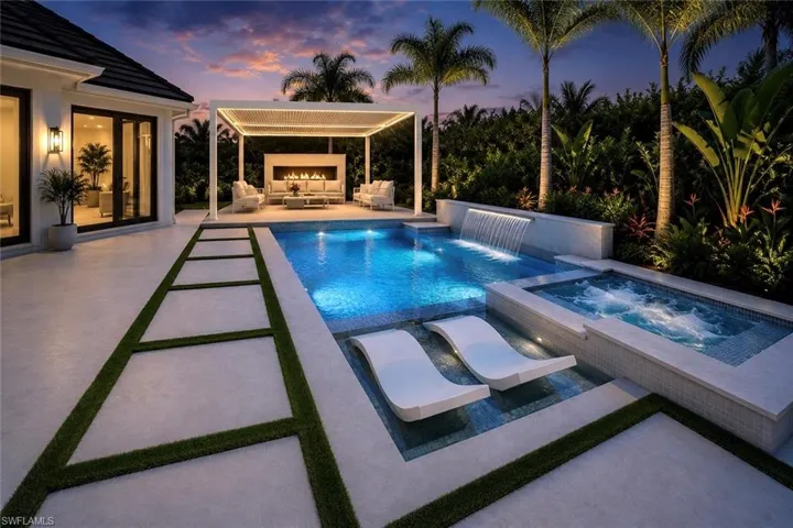 Rendering of the Pool with Pergola