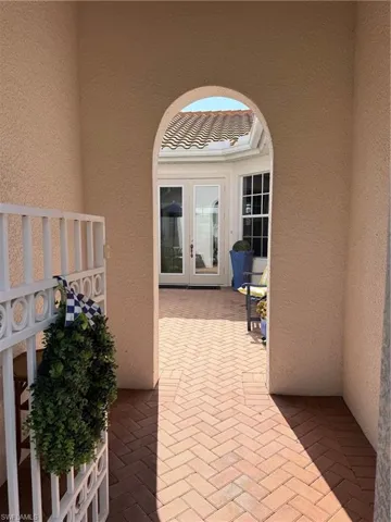 Courtyard Entry.