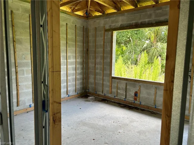 Oversized Window in back bedroom
