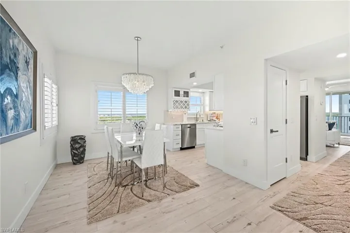 Dining area with plenty of natural light,