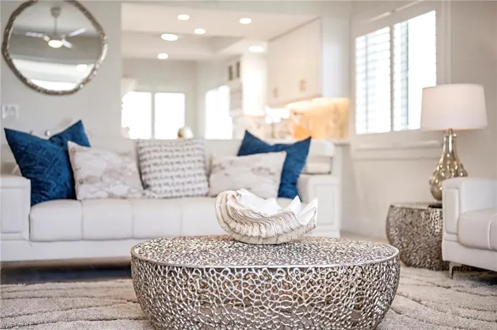 Living room featuring plenty of natural light