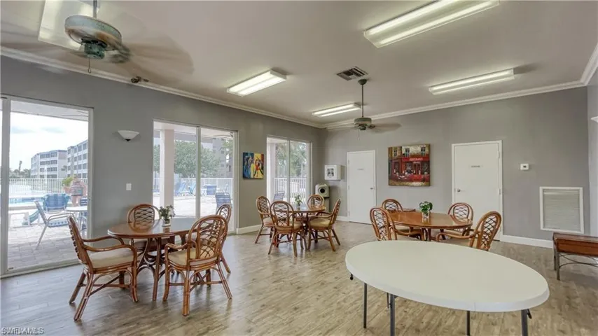 Clubhouse near pool