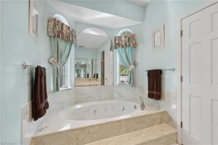 Owners' Bathroom with  soaker tub