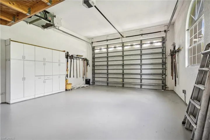 2 car garage has new WiFi enabled garage door openers