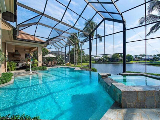 Waterfall pool, cascading spa overlooking the lake.  What a way to end up the day after golf, tennis, or pickleball.