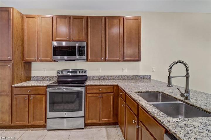 Solid wood cabinets with ample storage space